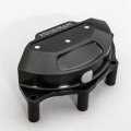WOODCRAFT LHS Stator Cover Black Anodized for Ducati Panigale V4 / S / R / Speciale (18-24)